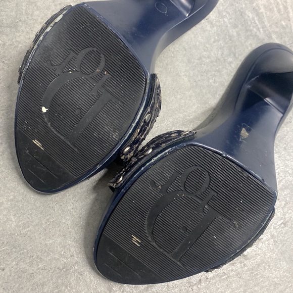 Authentic Rare Dior Clogs Mules Sandals Snakeskin leather CD logo John Galliano - Picture 11 of 15